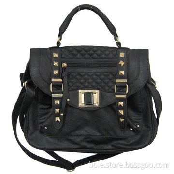 Fashionable Handbag, Made of PU Material, Can be Customized by Clients' Logo and Shape